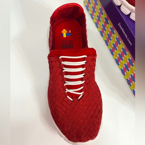NIB $89 ZEE ALEXIS DANIELLE Memory Foam Woven CASHMERE Sneakers 6-6.5 HANDS FREE - Picture 13 of 16